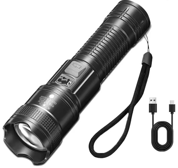 This image has an empty alt attribute; its file name is LED-Torch-rechargeable.jpg